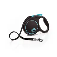 Flexi Black Design M 5m/25kg jasnoniebieski / Smycz