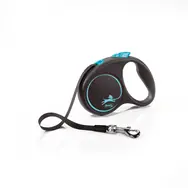 Flexi Black Design S 5m/15kg jasnoniebieski / Smycz