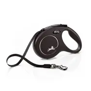 Flexi New Classic M 5m/25kg czarna / Smycz