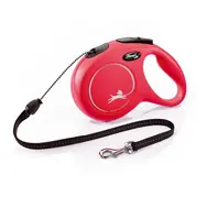 Flexi New Classic M 8m/20kg czerwony / Smycz