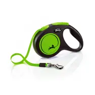 Flexi New Neon M 5m/25kg zielony / Smycz