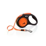 Flexi New Neon S 5m/15kg pomarańczowa / Smycz