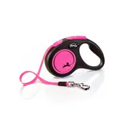 Flexi New Neon S 5m/15kg różowy / Smycz