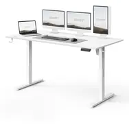SENSE7 NOJO LIGHT Biurko robocze białe / elektrycznie regulowana wysokość / 140 x 70 cm / nośność 70 kg