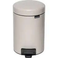Brabantia Newicon Kosz na śmieci pedałowy 3 L beżowy / średnica 16,8 cm / wysokość 26,4 cm
