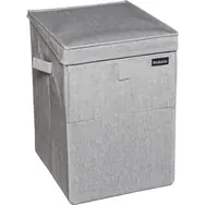 Brabantia Kosz na bieliznę 35 L, sztaplowany, szary / 44,5 x 37 x 32 cm