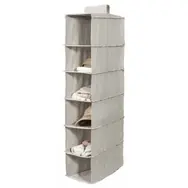 Compactor Oxford Wiszący organizer na ubrania - 6 przegródek / 30 x 18 x 94 cm 