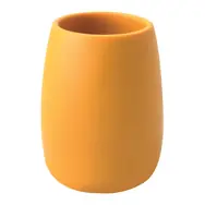 Kubek na szczoteczkę do zębów Spirella Sven żółty / polyresin