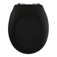 Deska sedesowa Spirella NEELA matowa czarna / wolnoopadająca / duroplast