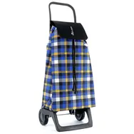 Torba na zakupy Rolser Jet Scottish Joy na kółkach, czarna