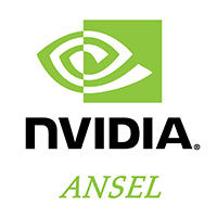 Logo technologii NVIDIA Ansel do robienia zrzutów ekranu z gry
