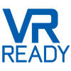 Logo certyfikatu VR Ready – oznaczenie sprzętu gotowego do wirtualnej rzeczywistości
