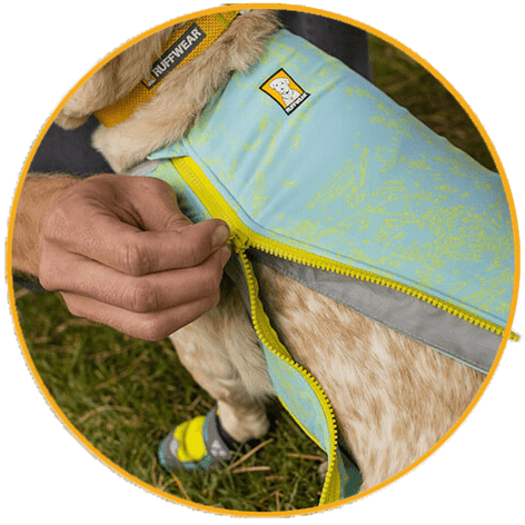 Chladící vesta pro psy Ruffwear Swamp Cooler Zip™