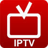Ikona IPTV — czerwone logo z ekranem telewizora i napisem IPTV
