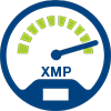 Obsługa profilu XMP Ikona obsługi profilu XMP do automatycznego podkręcania pamięci RAM