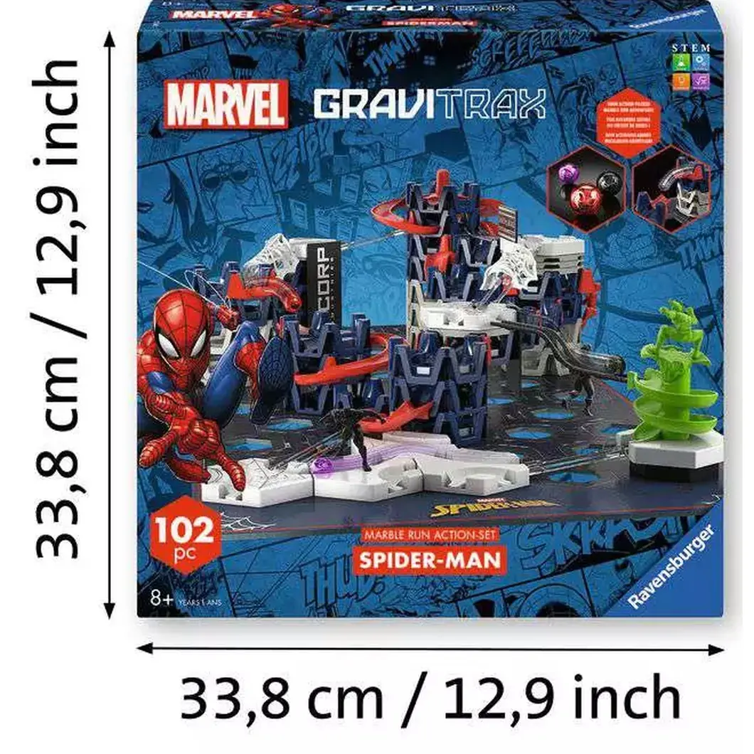 GraviTrax Spider-Man M - rozměry krabice