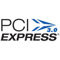 Logo PCI Express 3.0 – standard interfejsu dla kart rozszerzeń w komputerze