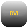 Ikona złącza DVI do podłączenia monitora