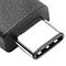 Ikona złącza USB Type-C (USB 3.1) — mały szary konektor na białym tle