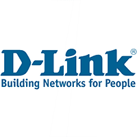 Logo producenta D-Link – Building Networks for People, produkty sieciowe