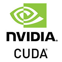 Logo NVIDIA CUDA – technologia obliczeń równoległych na kartach graficznych NVIDIA