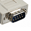 Ikona złącza COM port (port szeregowy RS-232, 9-pinowe złącze DB9)