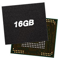 Ikona układu scalonego z oznaczeniem 16 GB – pojemność pamięci RAM lub pamięci masowej