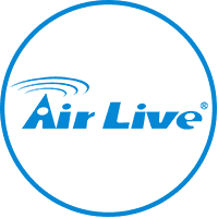 Logo marki AirLive – producent urządzeń sieciowych i produktów Wi-Fi