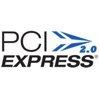Logo PCI Express 2.0 – interfejs do podłączania komponentów w komputerze