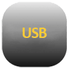 Ikona interfejsu USB – symbol złącza USB