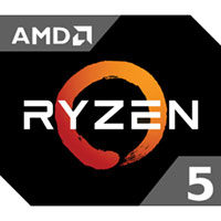 Logo AMD Ryzen 5 – seria procesorów AMD do komputerów o średniej wydajności